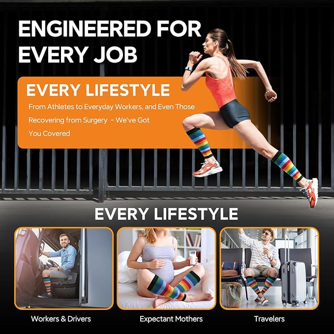 NEWZILL Compression Calf Sleeves (20-30mmHg) for Men & Women Perfect Option to Compression Socks for Running Travel Nursing