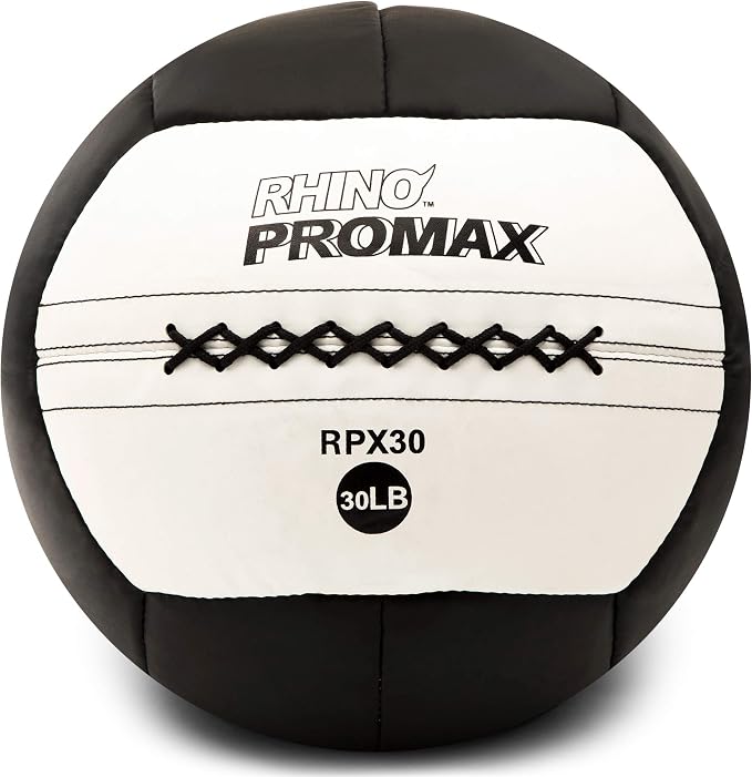 Champion Sports Rhino Promax Wall Balls - Soft Shell Non-Slip Grip for Weightlifting, Plyometrics, Cross Training, & Home Gym