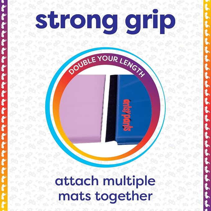 Antsy Pants Tumbling Mat for Kids – Gymnastics Mat, Easy to Clean, Sturdy, Foldable Tumbling Mats, Padded, Lightweight, Portable, Gymnastics Equipment for Active Play