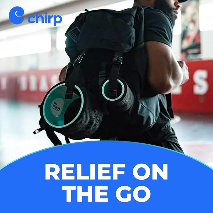 Chirp Wheel+ Foam Roller, Back & Neck Pain Relief, Mint 6-Inch