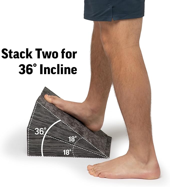 OPTP PRO-Slant – Professional Foam Incline Squat Wedge Pair and Slant Board for Squats- Workout Squat Wedges for Rehabilitation and Stretching of the Calf, Ankle and Foot | Workout squat wedges for rehabilitation and stretching of the calf, ankle and f...