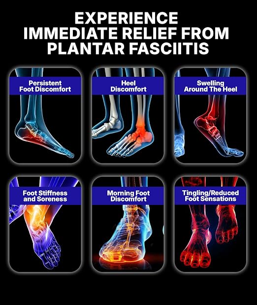 Ankle Compression Sleeve & Ankle Brace for Plantar Fasciitis Relief | Breathable arch support with adjustable straps for women & men; an Achilles tendonitis brace for running and work - 1 sleeve