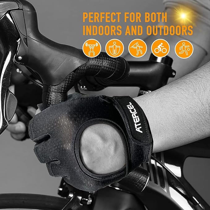 ATERCEL Gym Gloves for Women, Workout Gloves for Gym Weightlifting Exercise | Full Palm Protection | Breathable & Lightweight | For Men & Women | Cycling & Climbing Ready