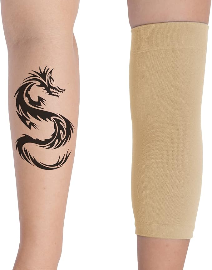 HOVEOX 3 Pairs Tattoo Cover Up Sleeves Tattoo Arm Sleeve Cover for Woman | Compression Forearm Tattoo Cover Sleeves, Upper Arm Tattoo Sleeve Covers for Men and Woman