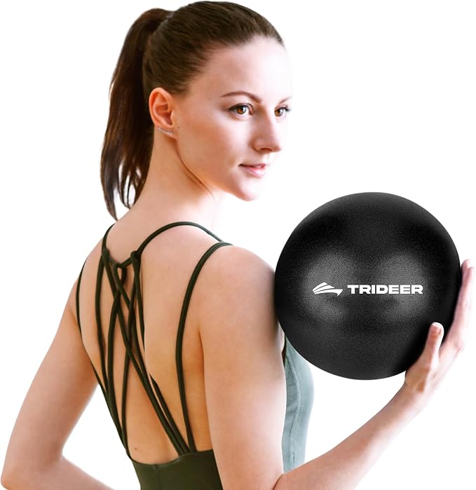 Trideer 9-Inch Pilates Ball, Small Exercise Ball Pilates Equipments for Yoga, Physical Therapy, Pregnancy, Postpartum, Core Training, Balance, Stability and Stretching