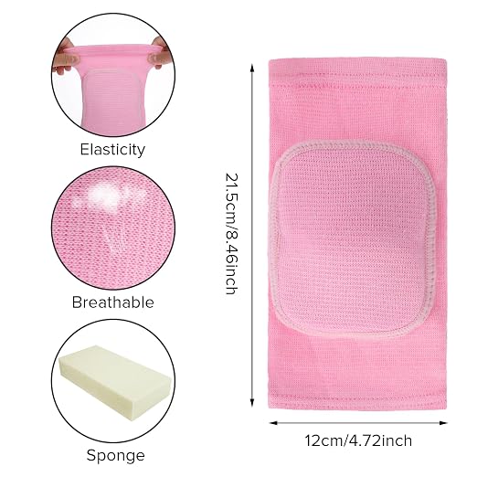 COMNICO Arm Brace Pads Elbow Protector Strap Breathable Anti-Collision Sponge Tendonitis Fitness Volleyball Basketball Tennis Golfers Knee Support Band for Kids Men Women Elderly