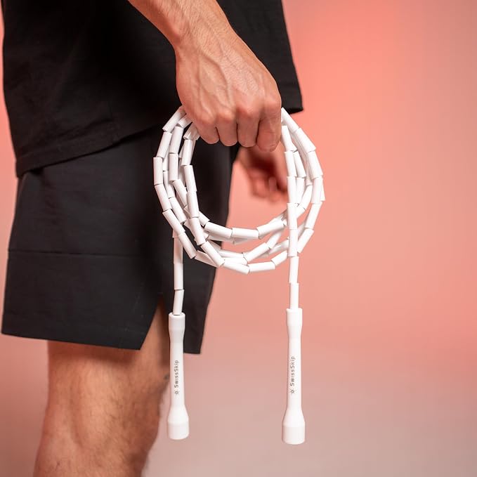 Swissskip Beaded Jump Rope Swissskip by Dayan Kolev; Unique Beaded Rope for Mastering Jump Rope Skills and Tricks
