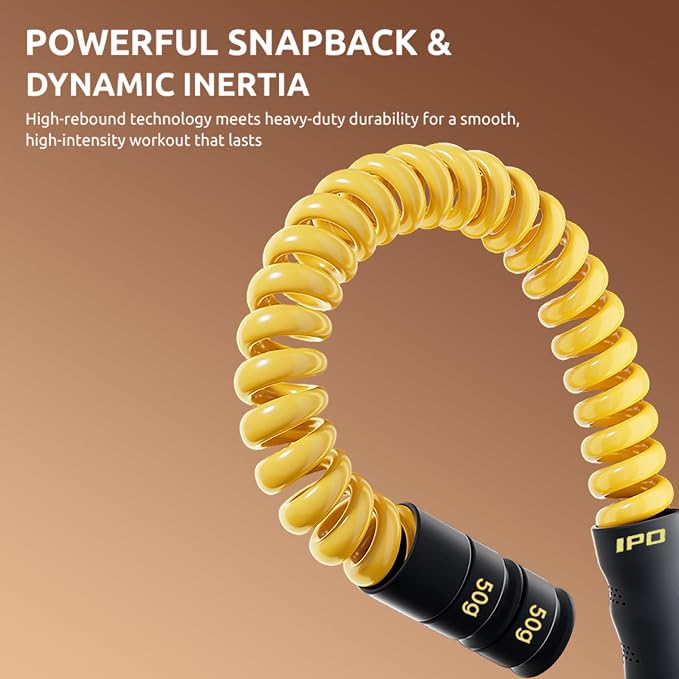 IPO 2026 Upgrade Weighted Ropeless Battle Ropes, Heavy Duty Portable Cordless Battle Ropes for Home Gym with Poster, Workout Exercise Rope for Strength Building, HIIT and Low-Impact Aerobic Training for Men & Women
