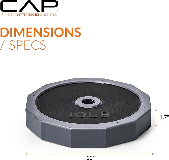 CAP Adjustable Weight Set, Multi-Use Adjustable Dumbbell Set for Home Gym Strength Training, Quick Change Free Weights System, Compact Workout Equipment, Multiple Weight Options