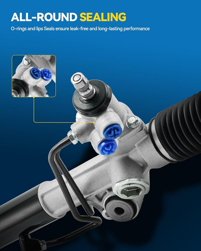 PHILTOP Power Steering Rack and Pinion Compatible with Toyota Tacoma 2005-2014 2.7L RWD, Tacoma 2005-2013 4.0L All Models, Hydraulic Rack and Pinion Replace 26-2647