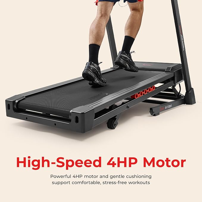 Sunny Health & Fitness 20" x 55" Auto Incline Treadmill with Folding Deck