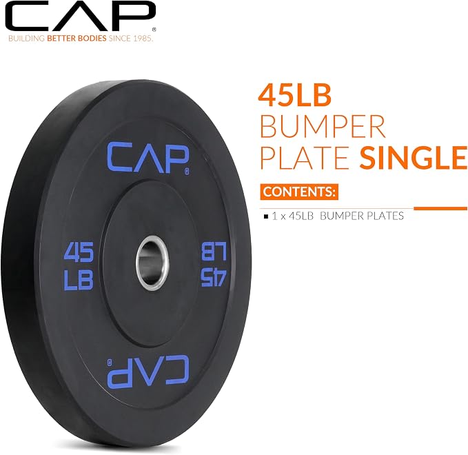 CAP Barbell Rubber Olympic Bumper Plate | Multiple Options/Colors