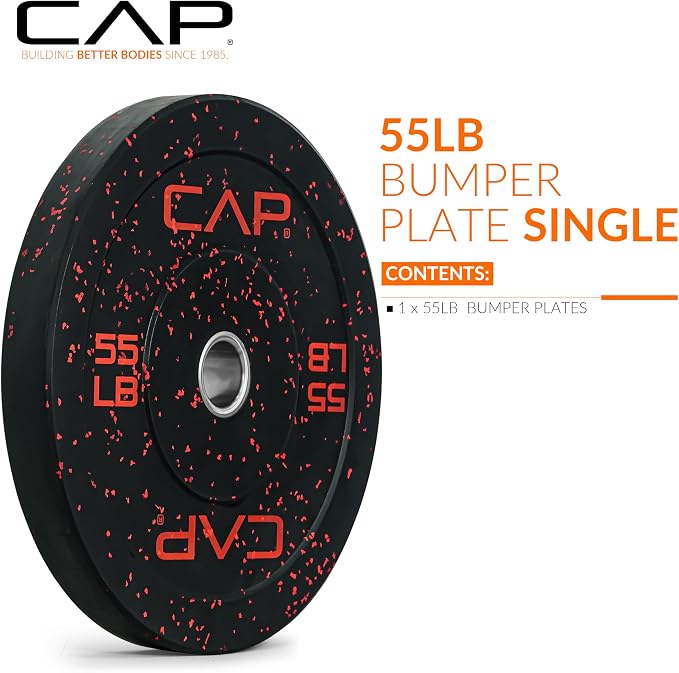 CAP Barbell Rubber Olympic Bumper Plate | Multiple Options/Colors