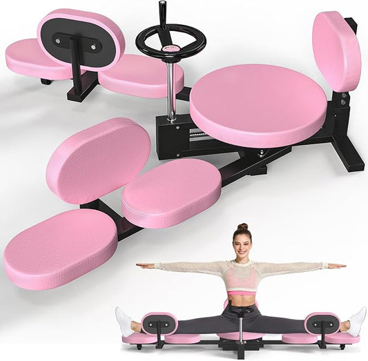 Leg Stretcher, 220LBS Split Machine for Fexibility & Splits Training, 0-200° Adjustable Stretching Equipment for Home Gym, Heavy Duty Steel Frame Leg Stretching Training Machine