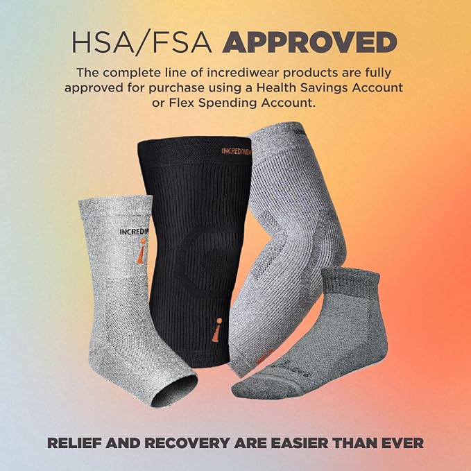 Incrediwear Elbow Sleeve – Infrared Elbow Brace for Joint Pain Relief | Elbow Sleeves for Women and Men, Elbow Support Sleeve for Tennis Elbow, Golfer's Elbow, Tendonitis, Bursitis, and Recovery