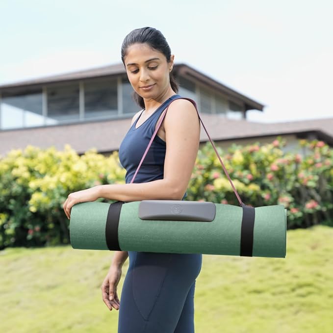 Smart Mat Gen3 - Dark Grey| AI Powered Yoga Mats For Home Workout | Lightweight Yoga Mats of 6mm | Real Time Tracking Exercise Mats For Men & Women