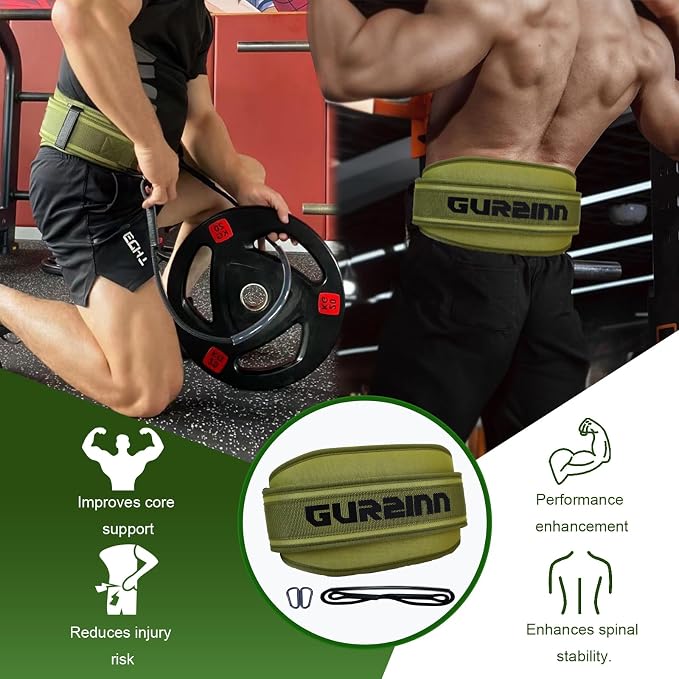 Weight Lifting Belt Gym Fitness with Quick Locking, Dip Belt with rope, Weighted Pull Up Belt for Gym Fitness Powerlifting Squat