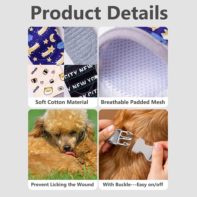 HDKUW Dog Front Leg Braces Recovery Sleeve, Pet Knee Brace Wounds Protector for Medium Large Dog Gray Grid 3XL