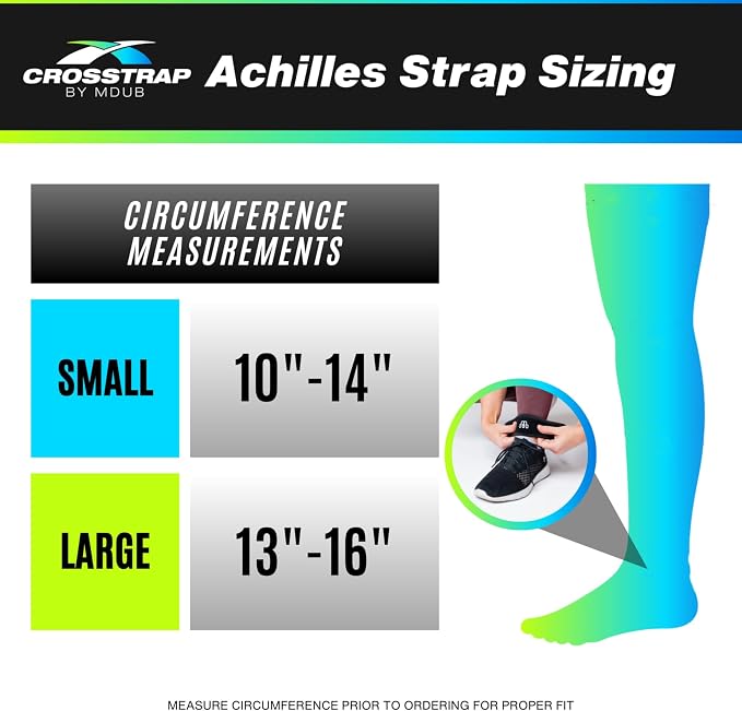 Ankle Brace for Women & Men, Achilles Tendonitis Brace, Ankle Tendonitis Relief, Ankle Support (Small, 2 Straps)