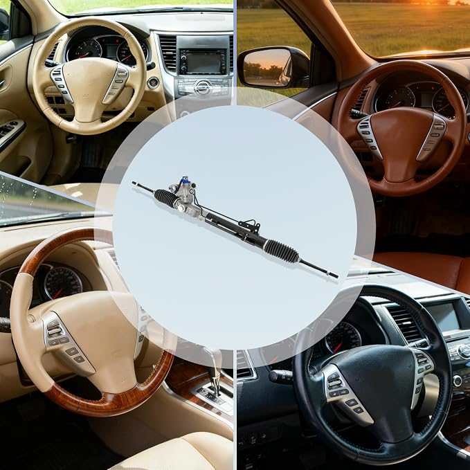 Power Steering Rack and Pinion | Complete Power Steering Rack and Pinion Assembly Fit For Nissan Murano 2009-2010 3.5L 4DR Power Steering Rack and Pinion