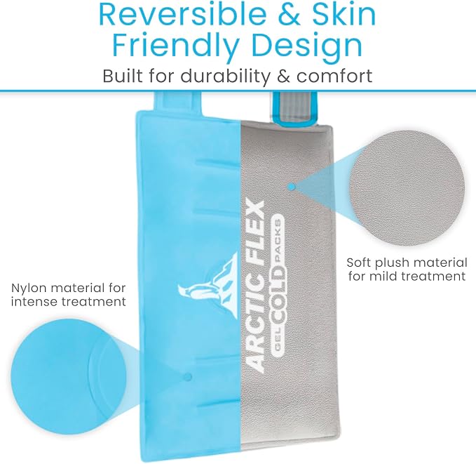 Arctic Flex Elbow Ice Pack Wrap for Tendonitis & Tennis Elbow - Reusable | Hot & Cold Brace Sleeve for Women & Men - Gel Ice Pack for Golfer's Elbow, Bursitis, Swelling & Post-Surgery Recovery