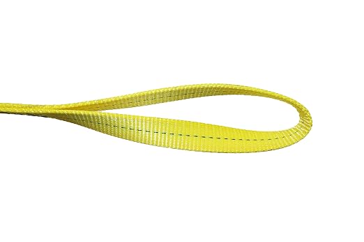 Kennedy Wire Rope & Sling Co. 1" x 7' 2-Ply Twist Eye Polyester Lifting Sling (Various Sizes in Listing) Made in The USA