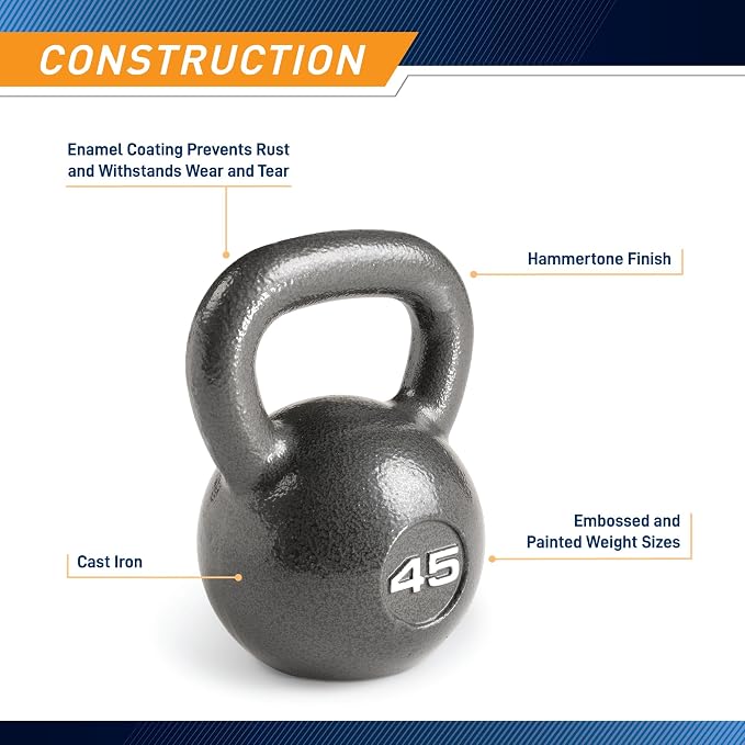 Marcy Hammertone Kettle Bells - 10 to 55 lbs. HKB Workout Weights