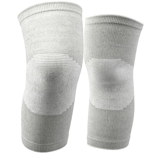 Onecompress - One compress Premium Bamboo Knee Sleeve 2-pack Original(Large(76-91KG))
