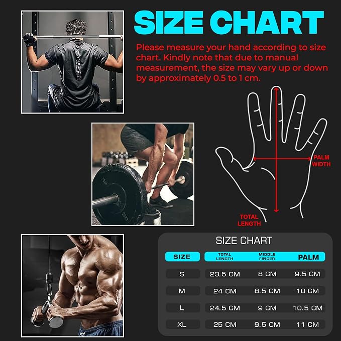 SAWANS Weight Lifting Gloves Gym Workout Fitness Wrist Wrap Support Men Women Fingerless Gloves Full Finger Touchscreen
