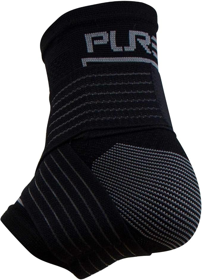 Ankle Brace Support Stabilizer – Compression Sleeve, Adjustable – Great for Running, Tennis, Sprains, Volleyball