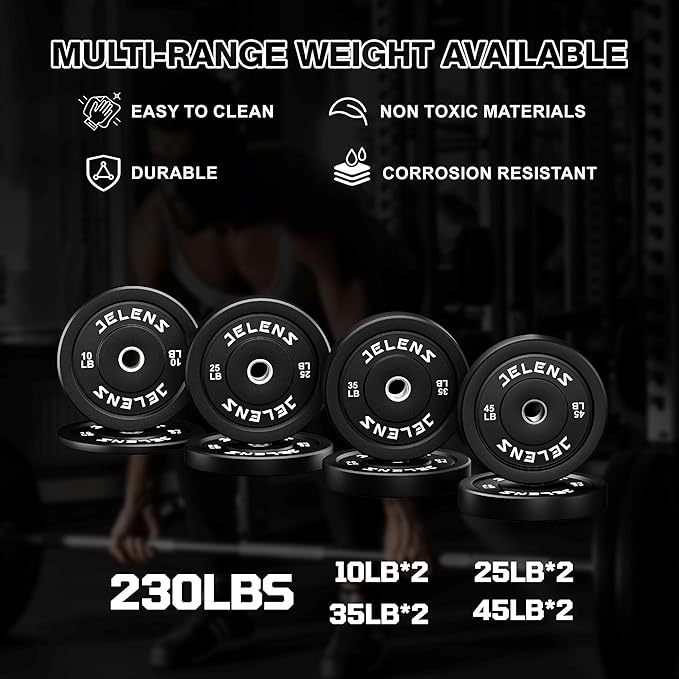 JELENS Smith Machine for Home Gym, Multi-Function M12 Power Cage with Cable Crossover System, Squat Rack with Smith Bar and More Attachment