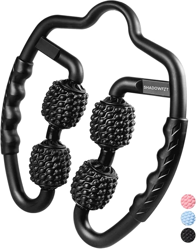 Shadowfit Muscle Massager Roller, Trigger Point Foam Roller for Calves, Legs, Arms, Shin Splints, Massage Tool to Relieve Soreness, Stiffness, and Tight Muscles, Cellulite Deep Tissue Massaging