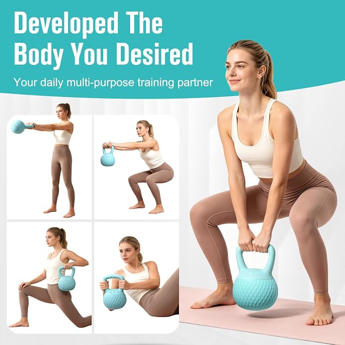 Soft Kettlebell, Safe Strength Training Kettlebells for Women