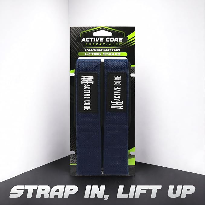 Lifting Wrist Straps for Weightlifting, Weight Lifting Straps Gym Strength Training, Neoprene Padded Wrist Support, Deadlift Straps for Men & Women, 22.5 Inch Cotton