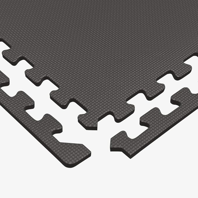 We Sell Mats 1/2 Inch Thickness Multipurpose EVA Foam Floor Tiles, Interlocking Floor Mat for Indoor Gym and Home Use, 24 in x 24 in, Charcoal Gray