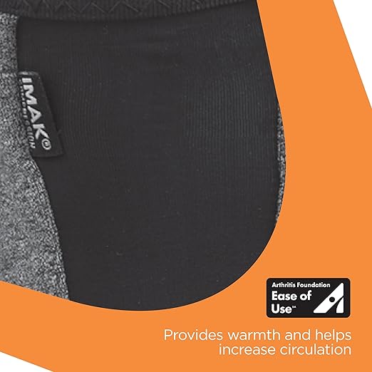 Brownmed IMAK Compression Arthritis Knee Sleeve - Knee Support Brace for Joint Pain, Circulation & Swelling Relief - Medium