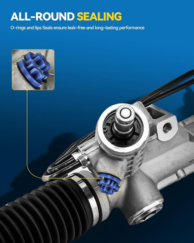 PHILTOP Power Steering Rack & Pinion Assembly for 328i, 325i, 318i, M3, 328is, 325is, 318is, 323i, Z3, 323is, 318ti, Hydraulic Power Steering, OEM Replacement 26-1822