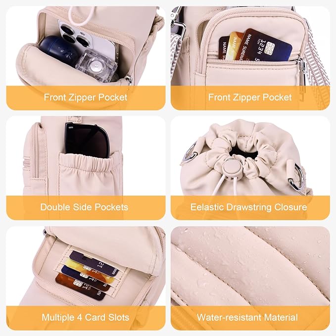 Water Bottle Bag 40 oz Crossbody Holder for Walking Hiking Insulated Carrier Purse with Adjustable Strap