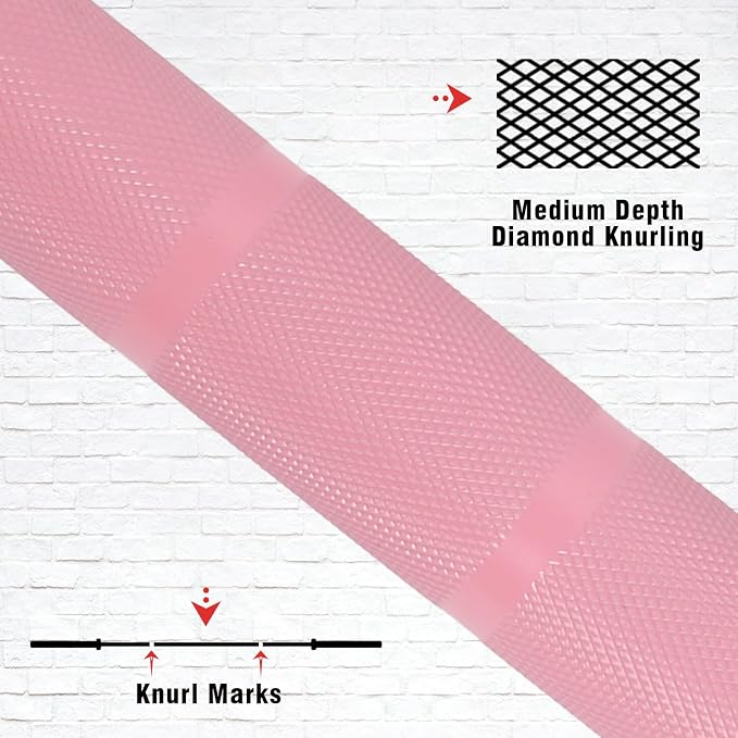 7ft Olympic Barbell 28mm 45lb – 500/700/1000LB Bar for Home Gym | Ceramic coated steel. Smooth spinning sleeves. Fits 2" plates. For snatch, clean and jerk, squats, deadlifts, bench press.