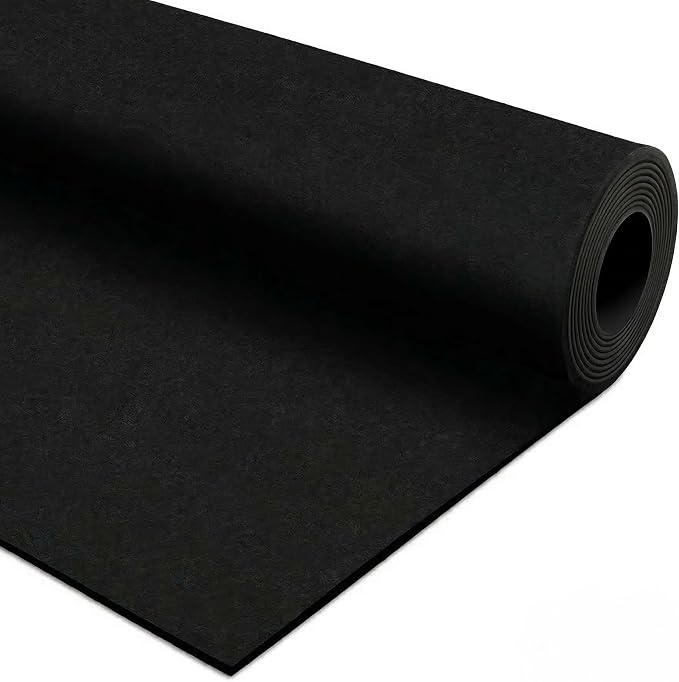 Flooring Inc's 1/4" Thick Tough Rubber Flooring Roll | Flexible Recycled Rubber Floor Mats for Home Gym | Heavy Duty Rubber Mat for Home Gyms, Sheds, Horse Stall Mat or Trailer