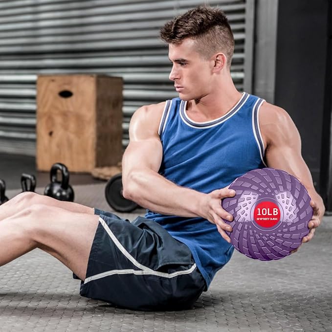 Medicine Ball 8, 10 lbs Slam Ball Weighted Balls for Exercise Strength and Crossfit Workout
