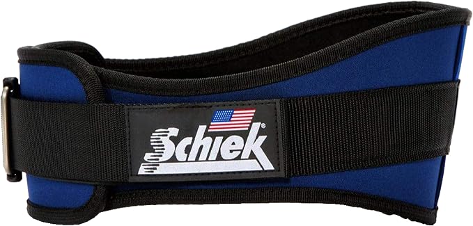 Schiek Sports 2006 Nylon 6 Inches Weight Lifting Belt - Support Belt for Power Lifting