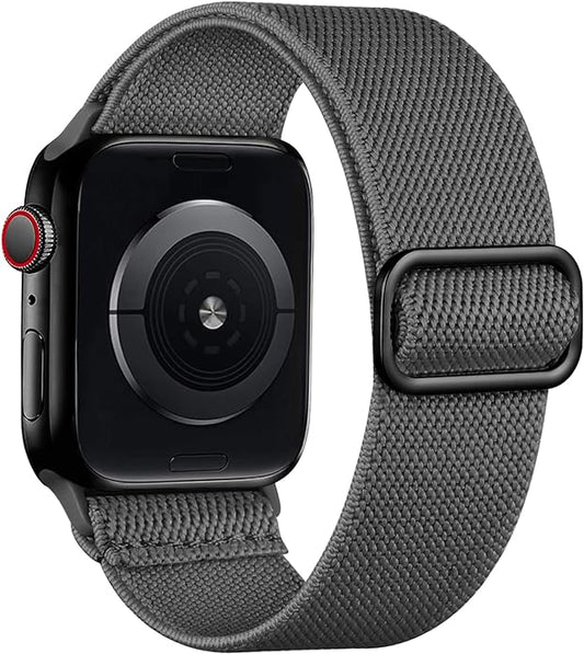 Lerobo Braided Band Compatible with Apple Watch Series 11 10 9 8 7 46mm 45mm 41mm Ultra SE 3 2 1 49mm Series 6 5 4 3 44mm 40mm 38mm 42mm Men iWatch Bands Women Stretchy Nylon Solo Loop Sport Strap