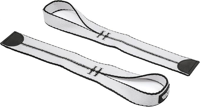 WARM BODY COLD MIND V1 Lifting Wrist Straps for Olympic Weightlifting - Rated at 660 lb - Hand Wraps for Powerlifting, Weight Lifting, Bodybuilding Functional/Cross Training, Deadlift Gym Bar, Cotton