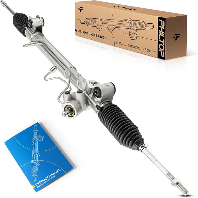 PHILTOP Power Steering Rack & Pinion Assembly for 2006-2012 G6/Malibu 3.5/3.6/3.9L, 2007-2009 Aura 3.5/3.6L, Hydraulic Power Steering, OEM Replacement 22-1035