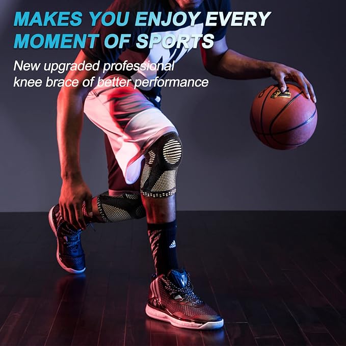 NEENCA Professional Knee Brace, Medical Knee Support for Women & Men Relief | Patented Patella Gel Pad & Side Stabilizers, Compression Sleeve for Knee Pain, Swelling, ACL, PCL, Arthritis, Sports, Workout