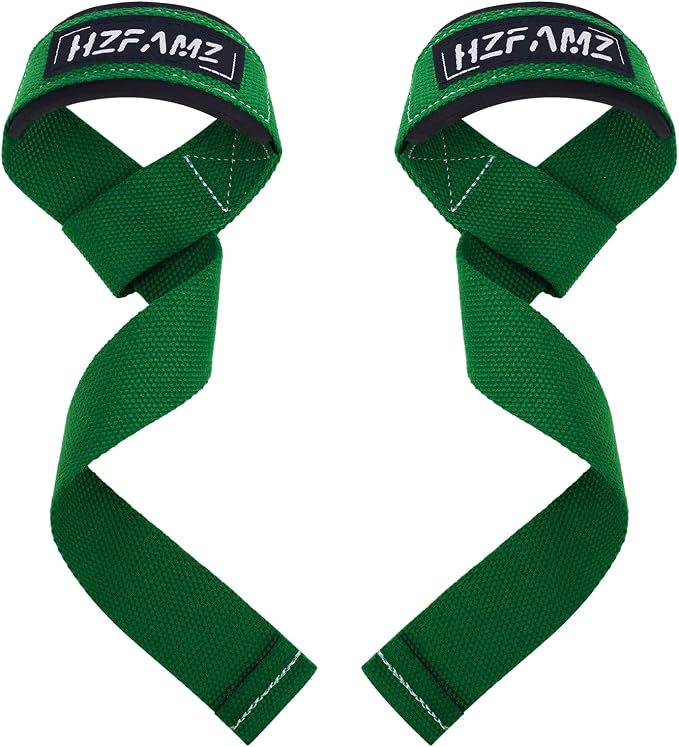 Lifting Straps, Lifting Wrist Straps for Weightlifting, Weightlifting Straps with Padded Neoprene, Gym Straps for Strength Training, Bodybuilding, Weight Lifting Straps for Men and Women