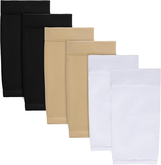 HOVEOX 3 Pairs Tattoo Cover Up Sleeves Tattoo Arm Sleeve Cover for Woman | Compression Forearm Tattoo Cover Sleeves, Upper Arm Tattoo Sleeve Covers for Men and Woman