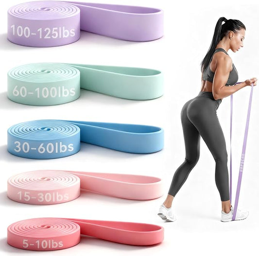 HAPBEAR Pull Up Assistance Bands - Pull Up Bands - Resistance Bands - Exercise Bands Resistance Bands Set - Workout Bands for Working Out, Stretching, Muscle Training