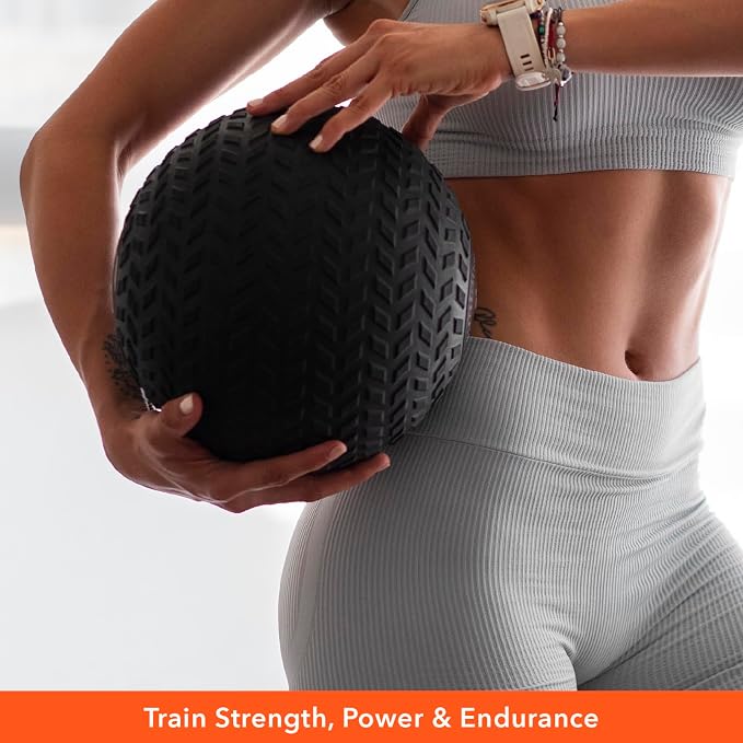 Spalding - Slam Ball for Strength & Conditioning, Weighted Exercise Ball for Core Training, Functional Fitness & Home Gym Workouts